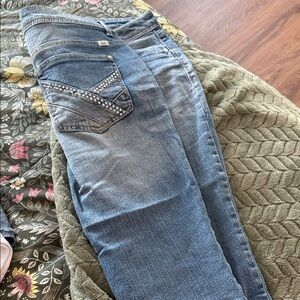 Classic Blue Women's Jeans , short capri length size xl